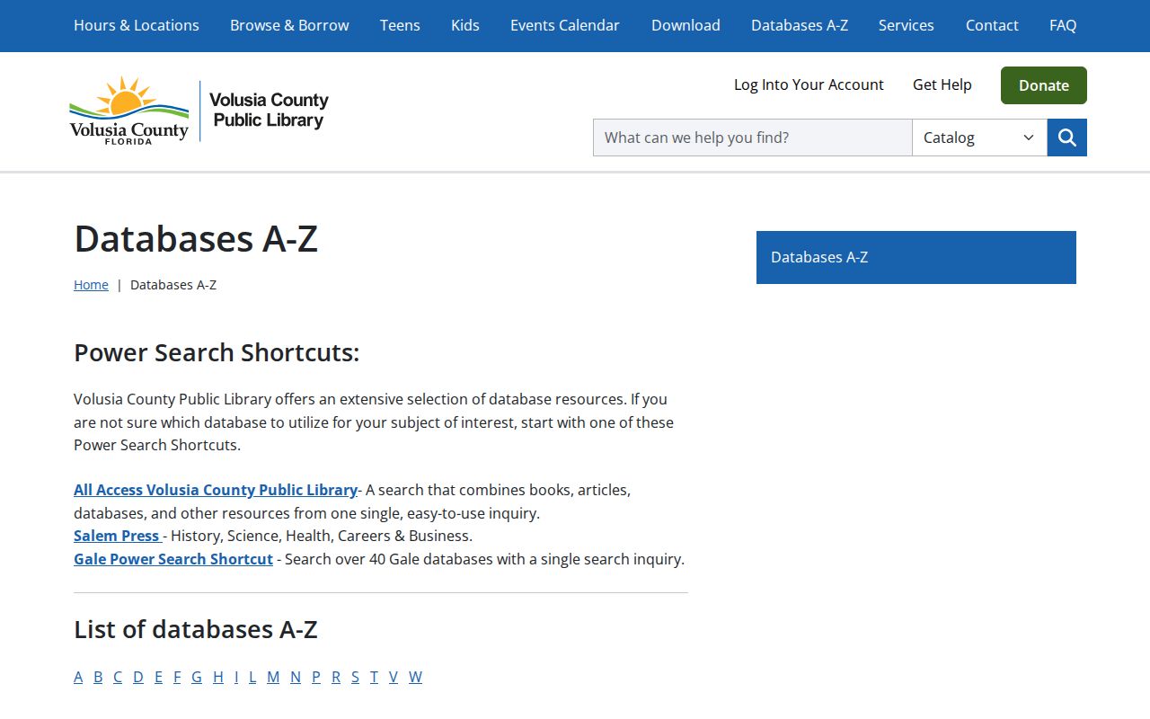 DeBary city directory genealogy databases at Volusia County Public Library