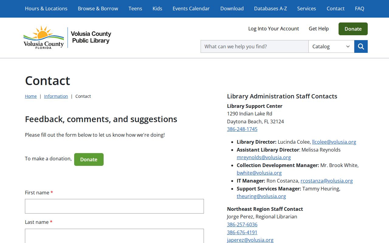 DeBary city directory reference desk and library contacts